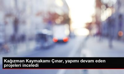 Kağızman Kaymakamı Çınar, yapımı devam eden projeleri inceledi