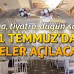 1 temmuzda bugun nereler acildi iste icisleri bakanligi genelgesine gore bugun acilan yerlerin listesi 0