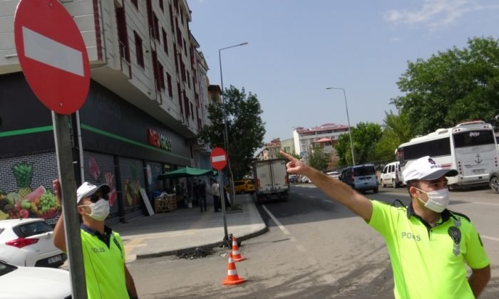 2 Caddede Tek Yön Uygulaması Başladı