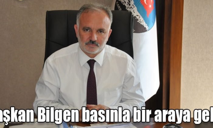 Başkan Bilgen basınla bir araya geldi