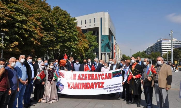 Kars Ardahan Iğdır Dernekler Federasyonu Azerbaycana Destek