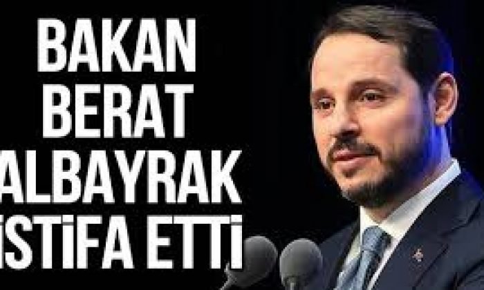 Bakan Berat Albayrak İstifa Ettiğini Duyurdu