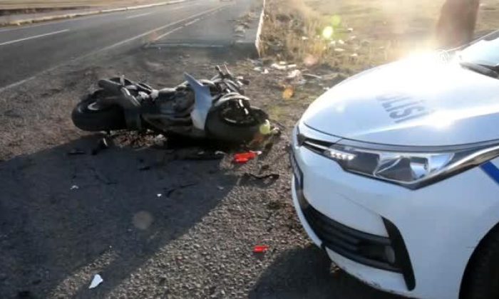 Özel Harekat Polisi Motosiklet Kazasında Yaralandı