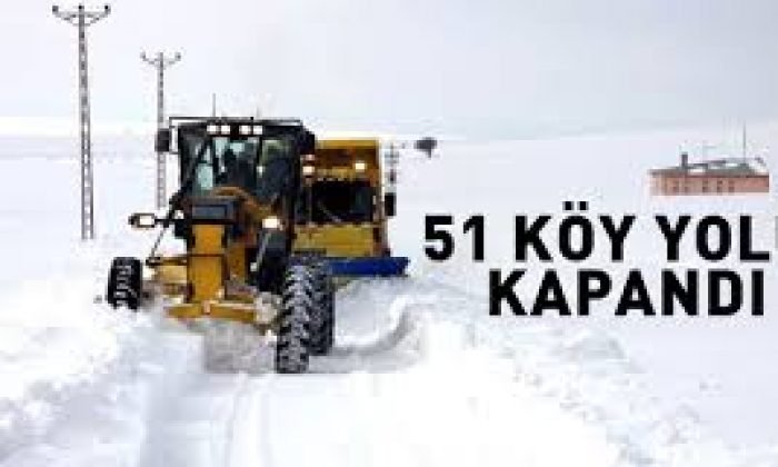 51 Köy Yolu Ulaşıma Kapalı