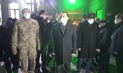 Vali Öksüz, yeni yıla görev başındaki güvenlik güçleri ve sağlık çalışanlarıyla girdi