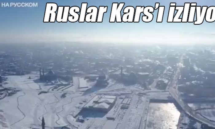 TRTRusya kanalı Kars için özel belgesel çekti.