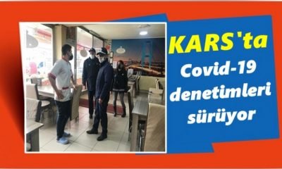 Kars Belediyesi Covid-19 denetimlerini sürdürüyor