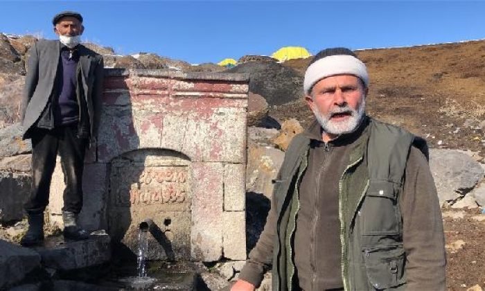 Kars’ta 86 yıllık taş çeşme