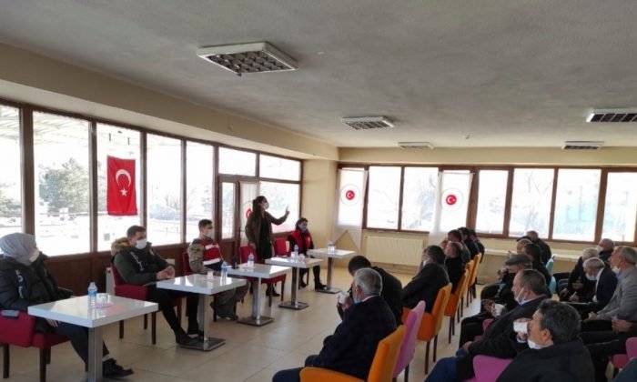 Muhtarlara aile içi şiddet bilgilendirilmesi yapıldı