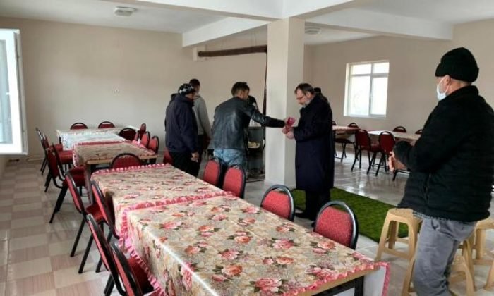 Yıldırım köy taziye evini donamını yaptı