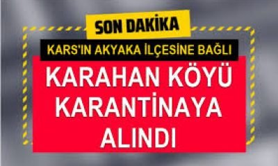 Kars’ta Yeni Karantina Kararı Açıklandı