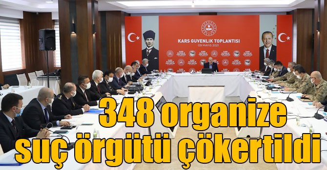 Bakan Soylu Kars'ta Yaptığı Toplantıda 348 organize suç örgütü çökertildi 1 437855