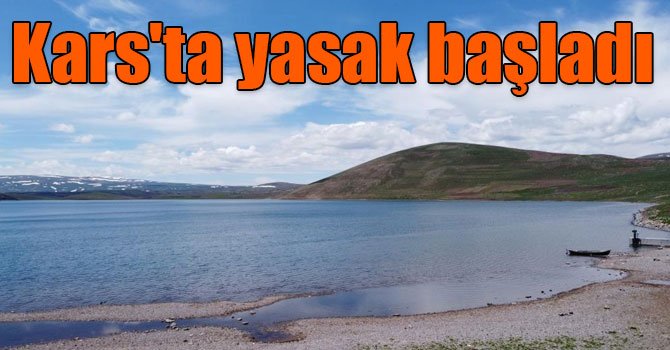 Kars'ta balık avı yasağı başladı 1 440886 1