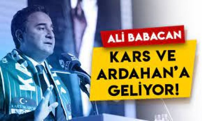 Ali Babacan Kars’a Geliyor | Kars Haber