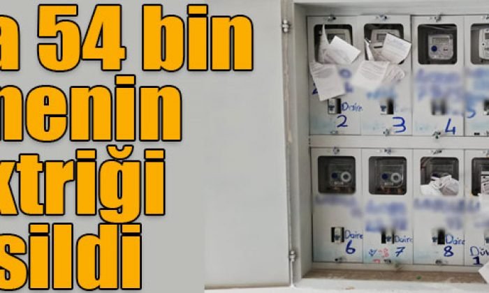 Kars’ta 54 bin abonenin elektriği kesildi