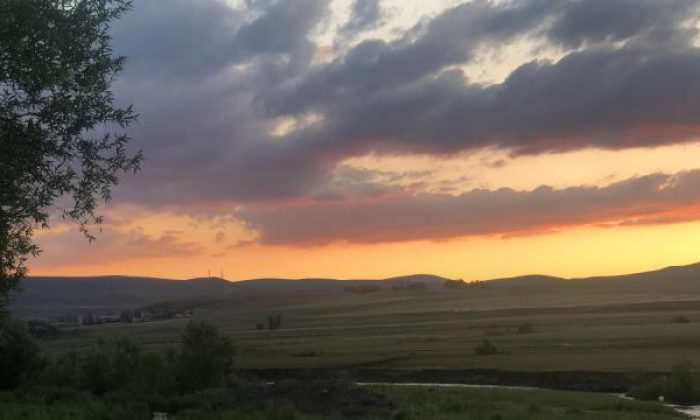 Kars’ta Gün Batımı Hayran Bıraktı