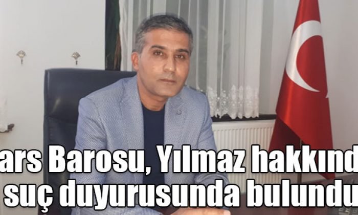 Kars Barosu, Didem Arslan Yılmaz hakkında suç duyurusunda bulundu