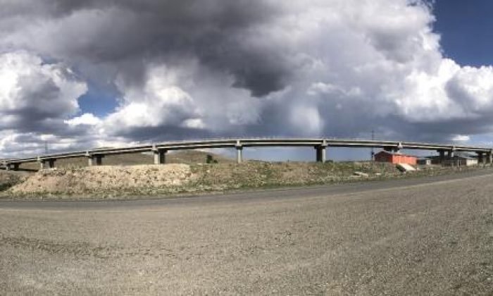 Kağızman Yolunda Yol Yapım Çalışmaları Devam Ediyor