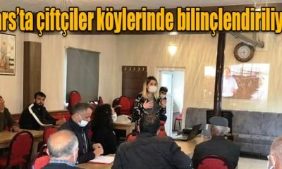 Ağadeve Köyünde çiftçiler bilinçlendiriliyor