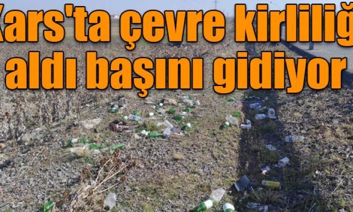 Kars’ta çevre kirliliği aldı başını gidiyor
