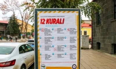 Kars’ta taksiciler 12 kural hakkında bilgilendirildi