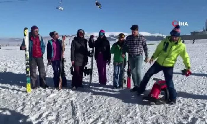 Sarıkamış Kayak Merkezi İranlı turistlerin uğrak yeri oldu