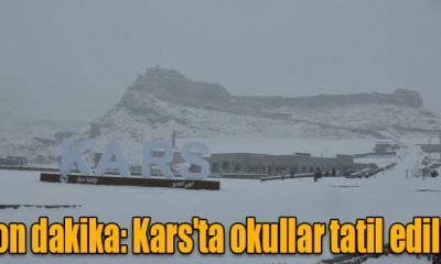 Kars’ta 1 gün okul tatili