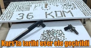Kars’ta tarihi eser ele geçirildi 1 637337