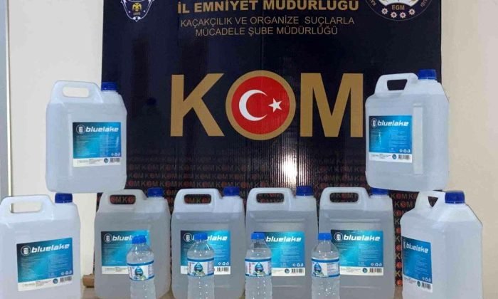 Kars’ta sahte içki ele geçirildi