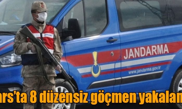 Kars’ta 8 düzensiz göçmen yakalandı