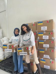 Gönüllü hizmet projesiyle Portekiz’e giden 16 öğrenci Ukrayna için seferber oldu 1 AW624274 03