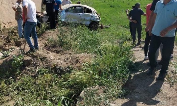 Iğdır ’da maddi hasarlı kaza