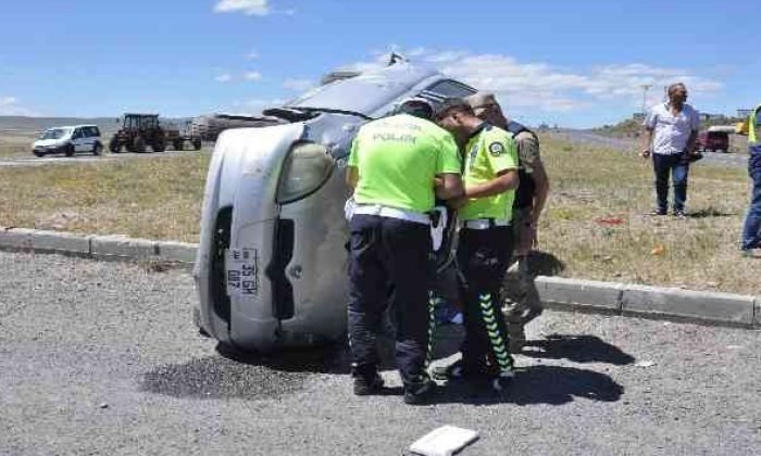 Kars’ta trafik kazası: 1 ölü, 3 yaralı