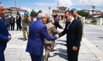 Kars Sarıkamış’ta protokol bayramlaştı