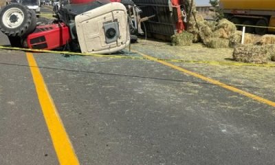 Kars’ta devrilen traktör altında can pazarı