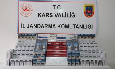 Kars’ta kaçak sigara ele geçirildi