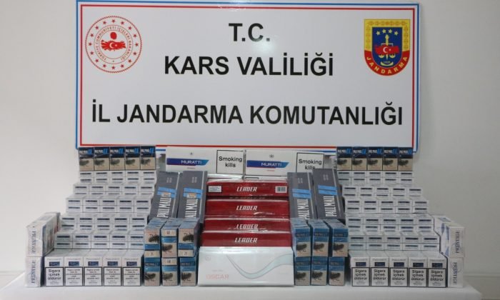 Kars’ta kaçak sigara ele geçirildi