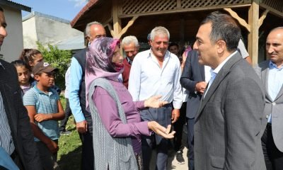 Vali Öksüz köylerde vatandaşlarla buluştu