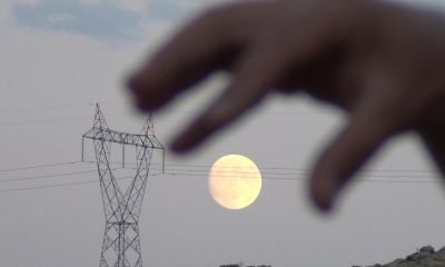 Kars’ta ay böyle görüntülendi