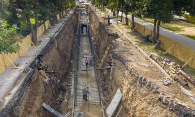Eskiyen alt yapı hatları modernize ediliyor
