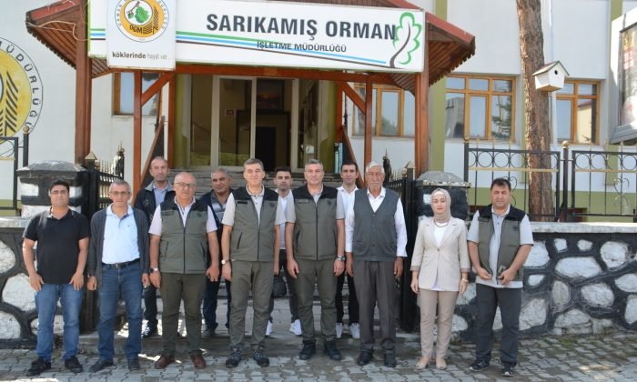 Ateş’ten Kaymakam Kemelek’e Ziyaret