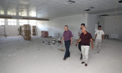 Çalışma salonu yapımında sona yaklaşıldı