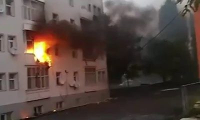 Mahallede yangın paniği