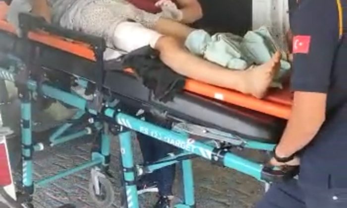 Domuz saldırısına uğrayan çocuk yaralandı