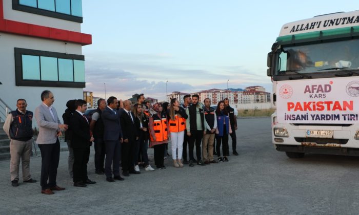 Kars’tan Pakistan’a yardım eli