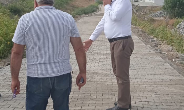 Akyaka’da ara caddeler kilit parke oluyor