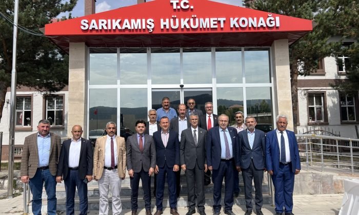 MHP Genel Başkan Yardımcısı Kamil Aydın’dan Sarıkamış Kaymakamı Doğan Kemelek’e ziyaret