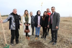 Ağrı’da 41 maden şehidi anısına fidan dikildi 1 AW758428 01