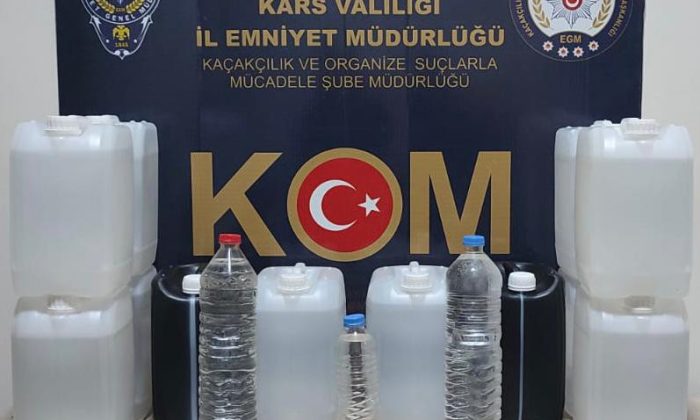 Kars’ta Kaçak İçki Operasyonu