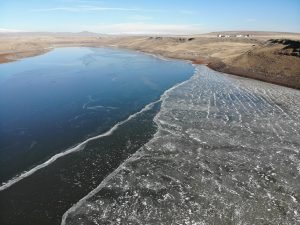 Kars’ta Sibirya Soğukları Baraj Dondurdu 3 AW793793 04